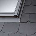 Kołnierz VELUX EDS — Papa, gont bitumiczny, blacha płaska, membrana EPDM (do 16 mm)